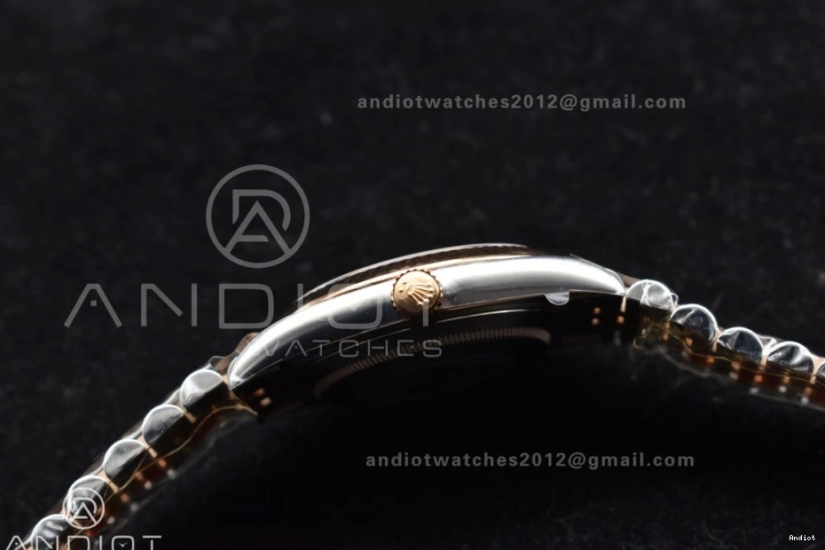 Best on RG 904L Steel Stick DateJust Edition Bracelet Brown SS Jubilee 41 1:1 Clean 126333 Dial VR3235 0601